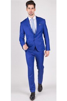 The Clinton - Royal Blue 2 Piece Custom Suit