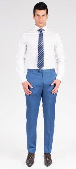 Classic Steel Blue Pants